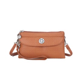 Angel Kiss Crossbody Bags Small Purses for Women Vegan Leather Cell Phone Wallet Purse with Wristlet Strap