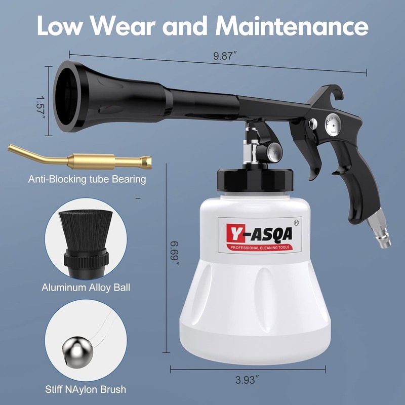 Y-ASQA Professional Car Cleaning Gun - Tough Stain Remover for