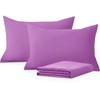 Moonlight Bedding Pillow Cases 2 Pack – Purple Pillowcases Envelope