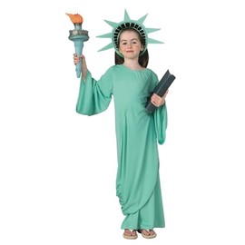 Rubie's Child's Statue of Liberty Costume Dress and Headpiece, Medium