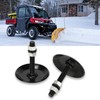 2pcs Snow Plow Blades Skid Shoes Kit Steel 2873423 Replacement