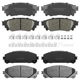 Yxpbrake Front And Rear Ceramic Brake Pads Set For 2015-2017 Lexus Nx200t, 2018-2021 Lexus Nx300, 2015-2021 Lexus Nx300h, 2020-2021 Toyota Avalon Trd, Camry Trd
