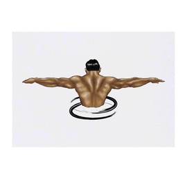 'Muscle Man' Temporary Tattoo - Water Resistant, Skin-Safe, Non-Toxic Transfer (TO00069345)