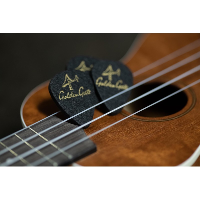 Golden Gate FP-2 - Púas de fieltro para ukelele (3