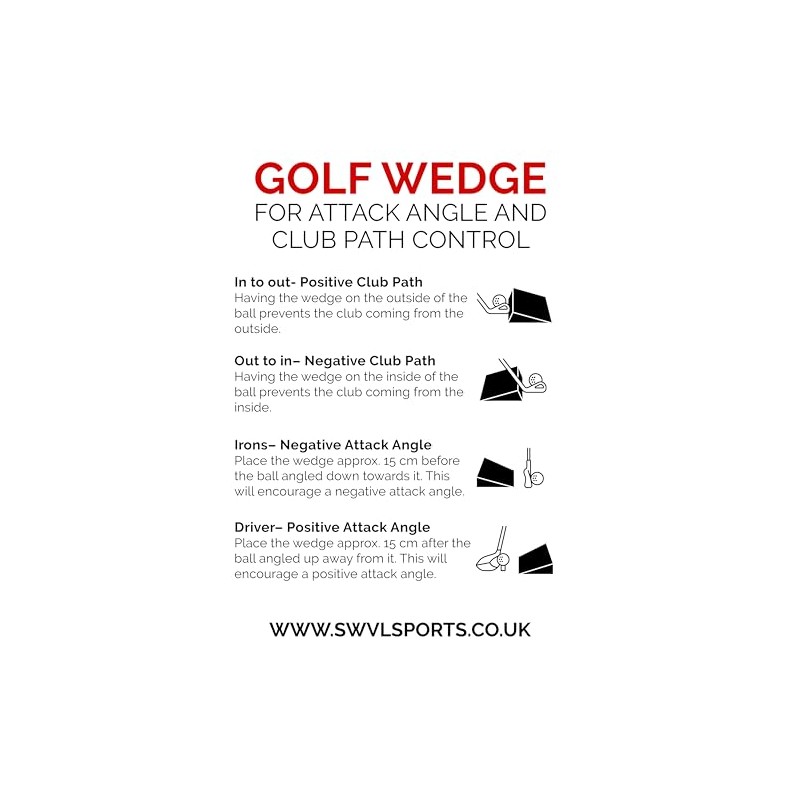 SWVL Sports Golf Wedge for Attack Angle and Club Path
