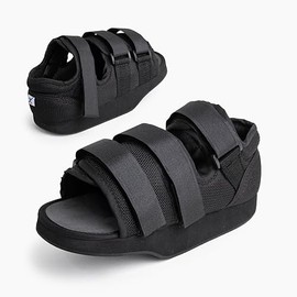 Medically Approved: Post-Op Heel Weight Bearing Shoe - Supplied to UK Hospitals for patients to offload weight to forefoot region (S) UK Shoe size 3-5