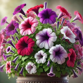22Day Seeds: Seeds Petunia Triumph Mix/Annual Flowers