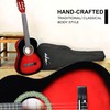ADM Beginner Acoustic Classical Guitar Nylon Strings Wooden Guitar Bundle