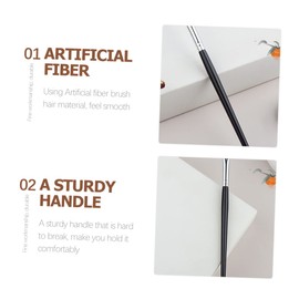IWOWHERO 2pcs Angled Eyebrow Brush Thin Eyeliner Brush Professional for Effortless Application for Eyeliner Eyebrows Eyeshadow