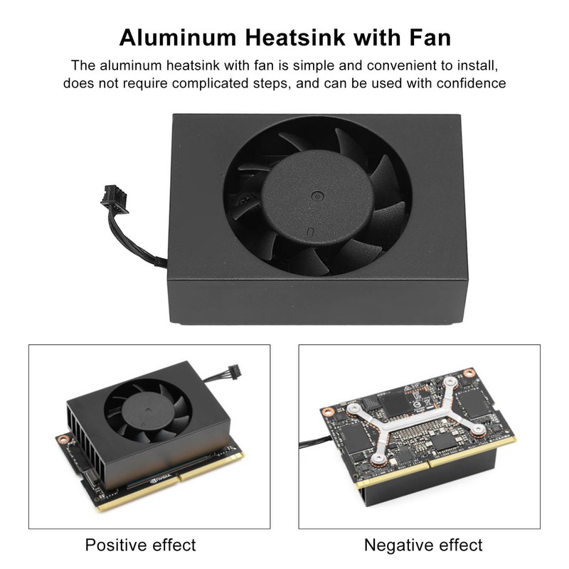 Aluminum Heatsink Built in Regulable Speed With Bracket Shrapnel Height