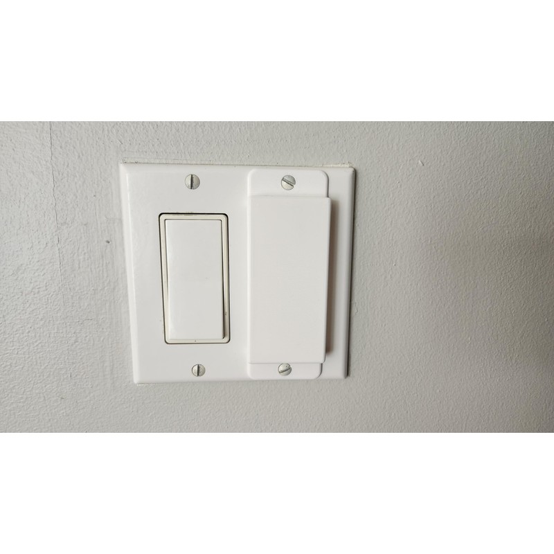 4-Pack Light Switch Guard Covers – White Rocker Switch Protectors