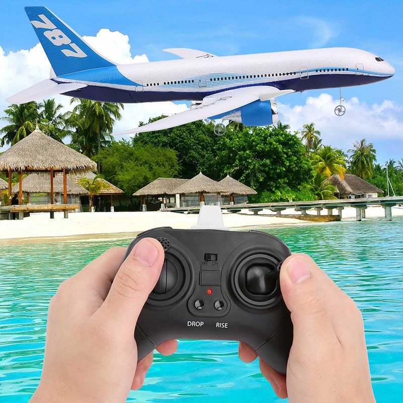 DIY Simulation QF008 Glider RC Remote Control Airplane 2.4G EPP