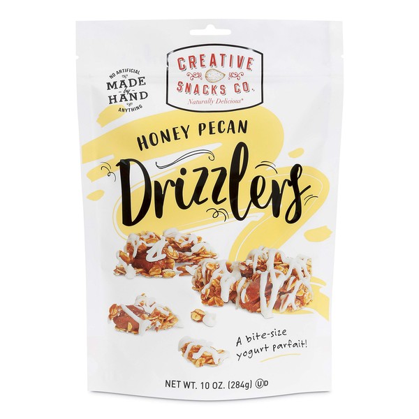 Creative Snacks Granola Honey Pecan Drizzlers 10 OZ (Pack of