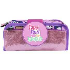 fringoo SiliconePatchPencilCase-Parent, Girls Rule