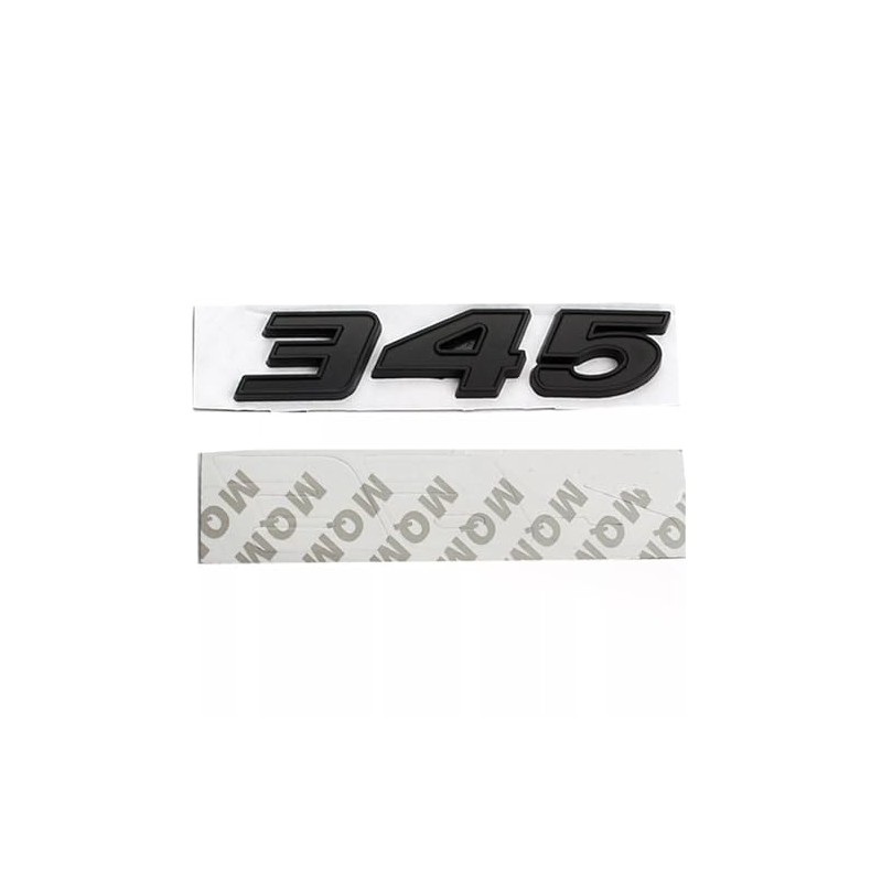 Pair Set 345 Passenger & Driver Side Emblems 3D Badge