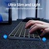 B.FRIENDIT Aluminum Bluetooth Keyboard for Mac,Computer Wired Keyboard for Ipad+USB