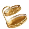 Double Layer Pastry Tray Decorative Copper Gold Biscuits Dessert Display