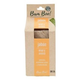 Jabón Artesanal De Miel Y Avena 100g Bam Boo Lifestyle                                                                                                