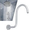 Shower Arm S Shape Gooseneck Stainless Steel Shower Head Extension