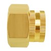 Joywayus Brass Swivel Pipe Fitting 3/4"GHT x 1"NPT Double Female