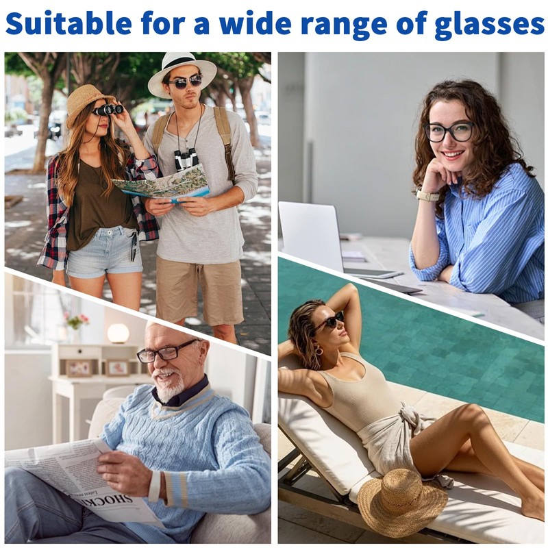 mawmuaw 6 Pairs of Glasses Holders Ear & 3 Pairs