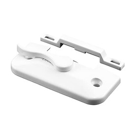 Prime-Line F 2898 Window Sash Lock 2-1/4 H/C w/ Keeper 2-1/4 H/C Diecast White w/Screws (Single Pack)