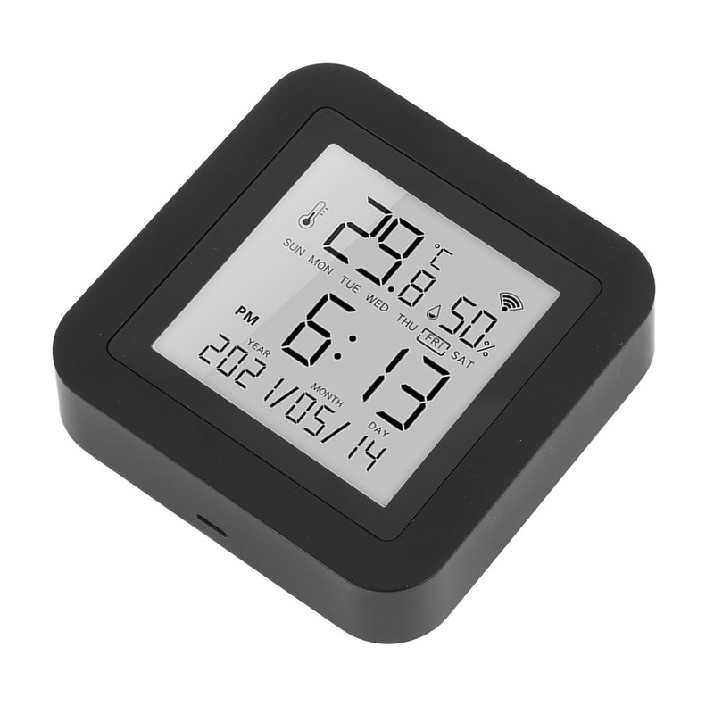 Temperature Humidity Monitor Wifi Portable Support for TUYA Hygrometer Thermometer