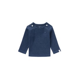 Noppies Unisex Baby U Tee LS Rib Natal T-Shirt, Navy Melange - P758