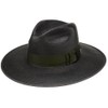 Stetson Tri-City Black Fashion Straw Hat Black M