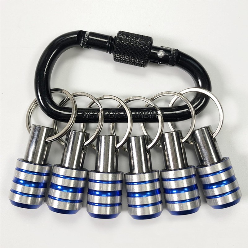 LUEXBOX 1/4 Inch Keychain, Hex Screwdriver Extension Bar, Quick Change