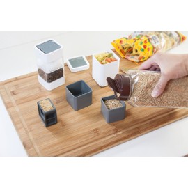 Orii Mono Block Measuring Blocks - All in One Measuring Cup | Kitchen Measurement for Cooking and Baking, Green