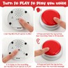 Soulchen 6 Pcs Dog Buttons for Communication Red Sliver Dog