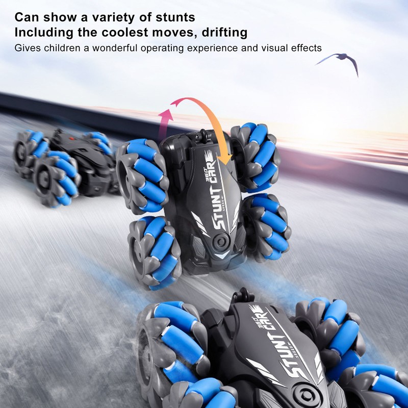 RC Stunt Car 4WD Rotating Flipping Rechargeable 2.4G Remote Control