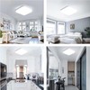 EASY EAGLE LED Ceiling Light Square: 6500 K Ceiling Light