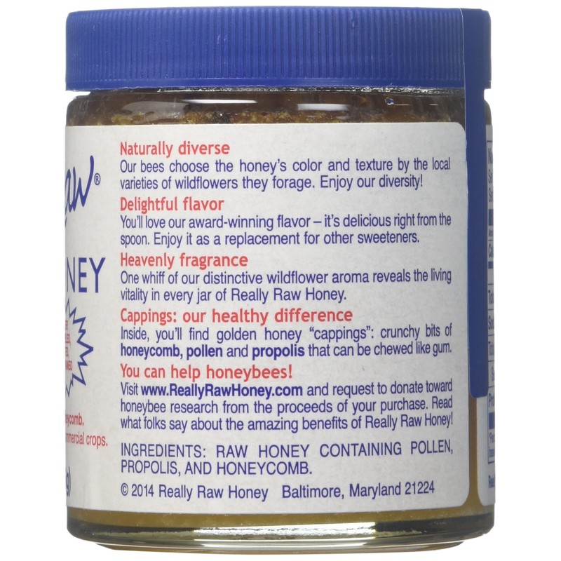 REALLY RAW Raw Honey, 8 OZ