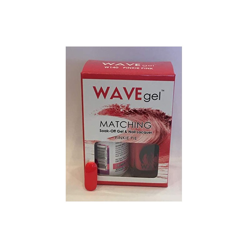 WAVEGEL Soak-0ff Gel & Nail Lacquer Matching Duo Set -