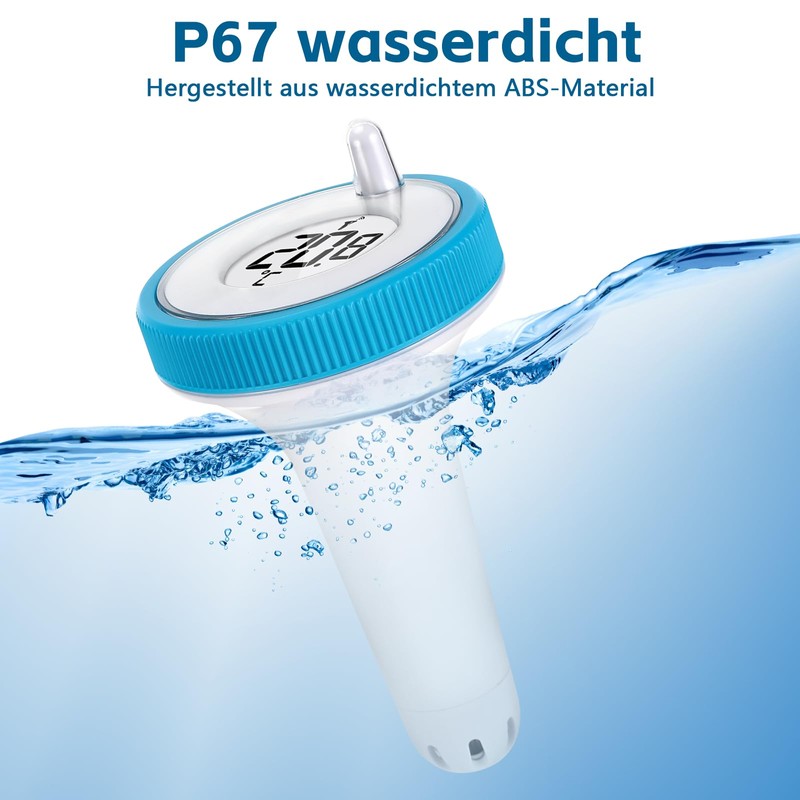 Pool Thermometer Wireless Pool Thermometer Floating Thermometer Digital for Pool