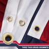 American Flags Bunting 3x6 FT 6 Pack, 4th of July