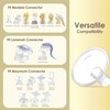 Maymom MyFit Crater Series 12mm Two-Piece Design Small Breastshield Compatible