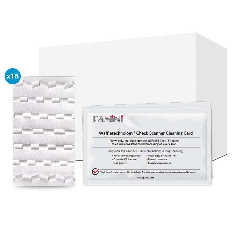 Waffletechnology Check Scanner Cleaning Cards (5)