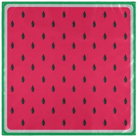 ZzWwR Summer Fresh Concept Watermelon Cloth Napkins, Set of 6 20 x 20 Inch Soft & Comfortable Polyester Dinner Napkin for Family, Restaurant, Weddings, Parties