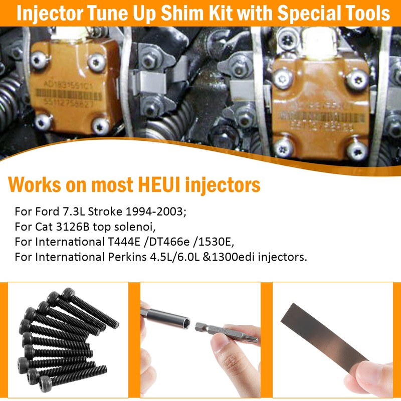 Injector Tune Up Shim Kit fit for Powerstroke 7.3L 94-03