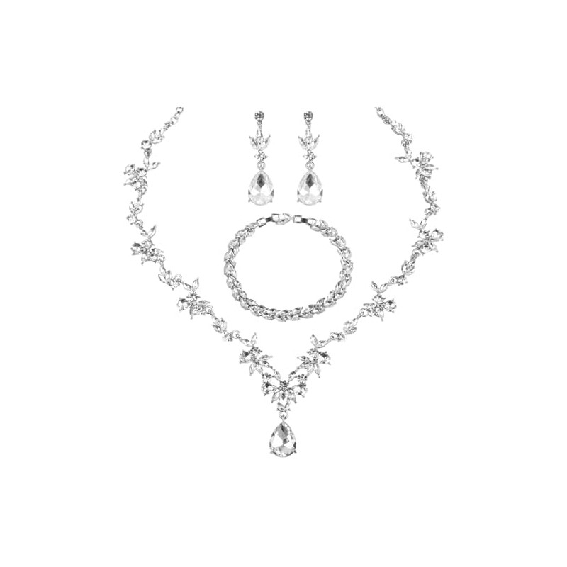 Sendowtek Juego De Joyería, Conjunto De Joyas Para Mujer