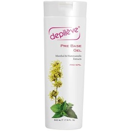 Depileve Pre Base Gel for Hair Removal Waxing - Reduces Pain Sensation - 17 oz