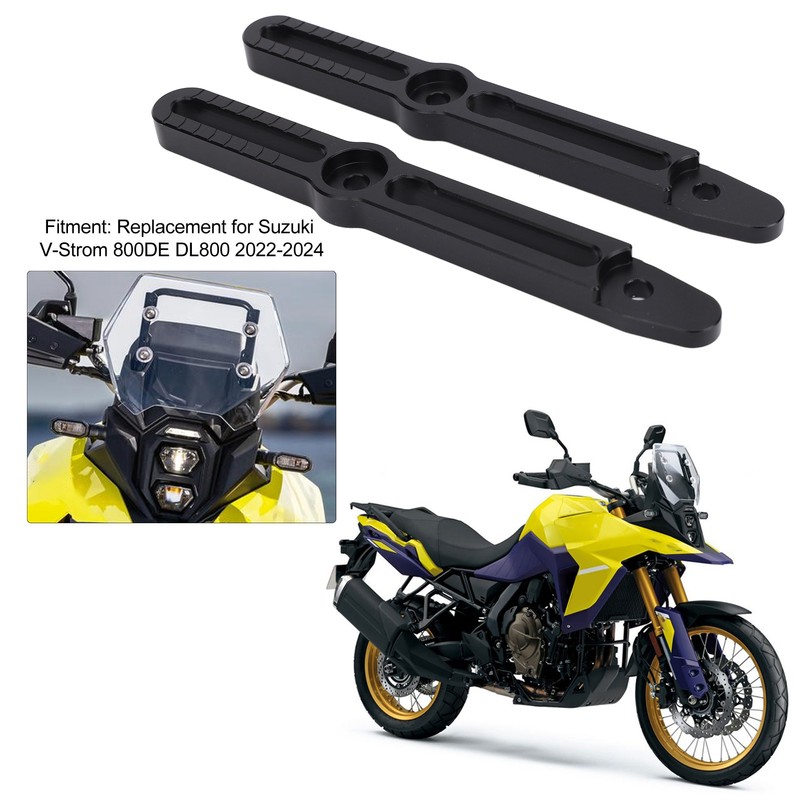 Windscreen Adjusters Bracket Kit Aluminum Reduce Noise Replacement for Suzuki