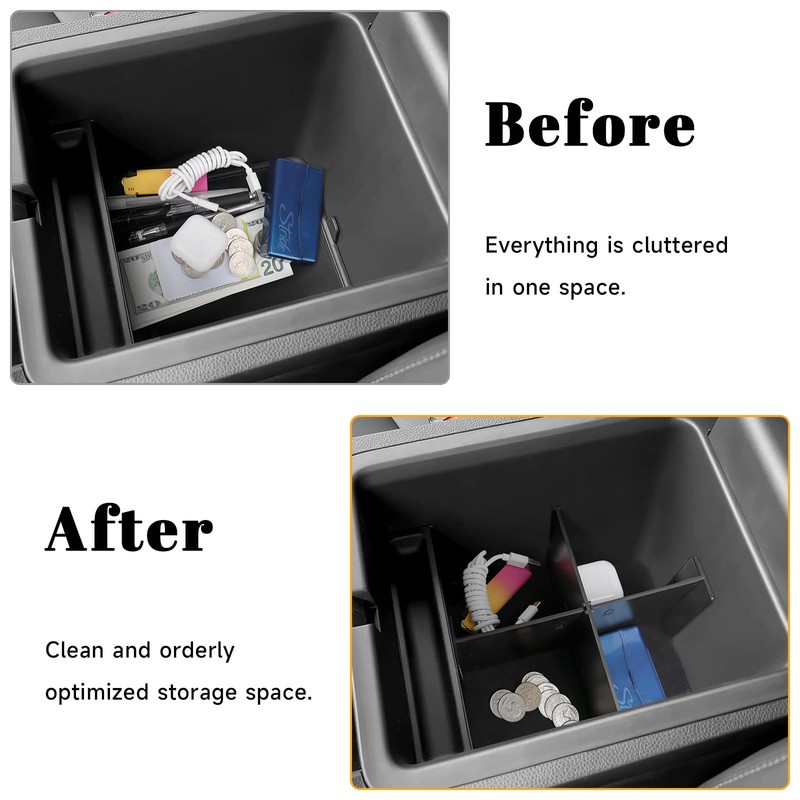 PeakPurit 3PCS Center Console Organizer Compatible with Honda 2023 2024