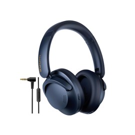 1MORE SonoFlow Pro HQ51 Wireless Over-Ear Headphones, Reduce Noise by Up to 45dB, Hi-Res Audio, 100H Playtime, App Control, Bluetooth 5.4, AI Clear Calls, Ultra-Light Comfort for Travel Office, Blue