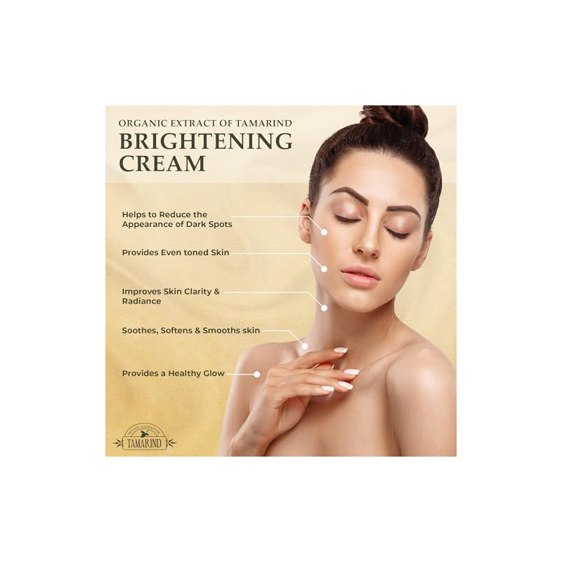 Extracto Orgánico Tamarindo Crema Iluminadora Piel Manchas Oscuras Manos