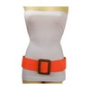 TrendyFashionJewelry Women Wide Neon Orange Belt Hip High Waist Gold