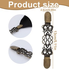 NJCXOLA Pack of 3 Pullover Clips Brooch Vintage Creative Cardigan Clip Rhinestone Design Cardigan Collar Buckle Brooch Women for Women Girls Brooches & Pins for Women